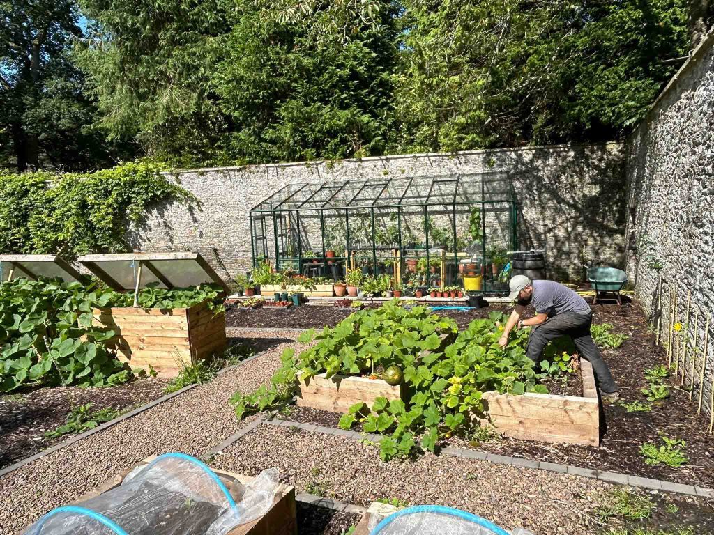 The Walled Garden at Faldonside Eco